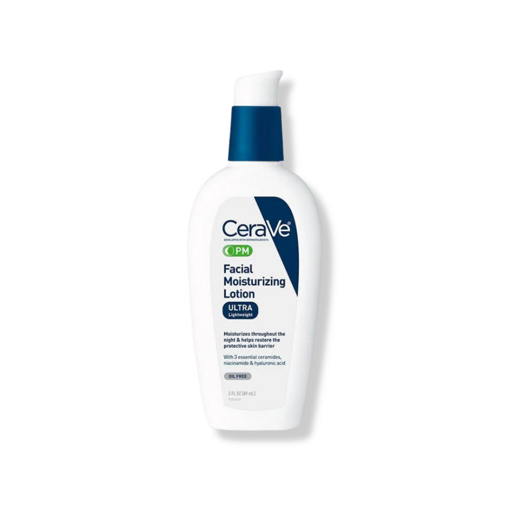 CeraVe Facial Moisturizing Lotion Ultra Light Weight PM 89ml | سيرافي لوشن مرطب للوجه فائق الخفة ليلاً 89 مل