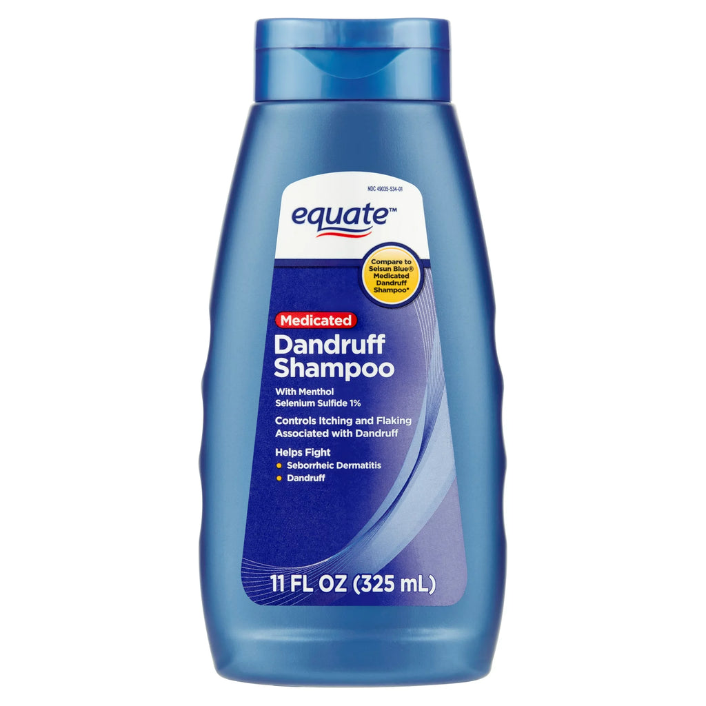 Equate Medicated Dandruff Shampoo with Selenium Sulfide | 325ml | 1% شامبو القشرة العلاجي المعادل مع كبريتيد السيلينيوم %