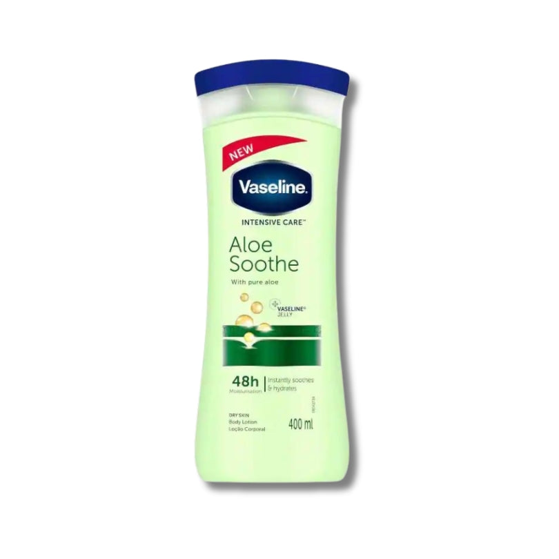 فازلين لوشن للعناية المركزة بخلاصة الصبار 400 مل | Vaseline Intensive Care Aloe Soothe Body Lotion - 400 ML