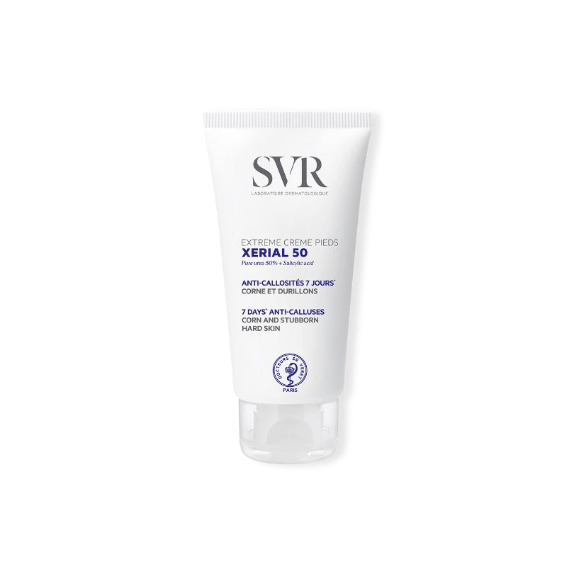 SVR Xerial 50 Extreme Feet Cream - 40ml |  زيريال كريم مقشر ومرطب للقدم من آس ڤي آر