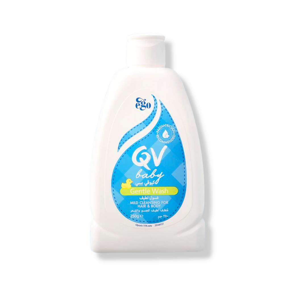 QV Baby Gentle Wash 250ml | كيوڤي غسول لطيف للأطفال 250 مل